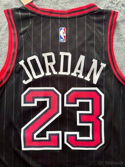 dres Michael Jordan – Chicago Bulls (černý, City Edition) - 4