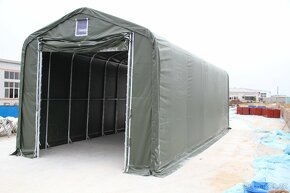 Plachtová garáž na bus/nákladní auto 5,5m x 15m x 5,3 - 900g - 4