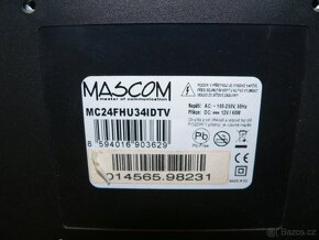 FullHD LED televize 60 cm MASCOM 24 palců, napájení 12V/230V - 4