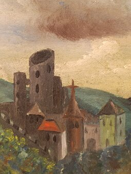 Obraz Helfenburg Boušík, olej na plátně 38x50 - 4
