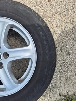 Alu kola Octavia 1 original,5x100R15,pneu Good Year 4x - 4