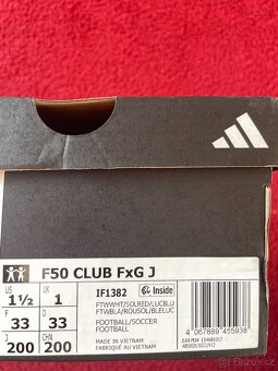 Dětské kopačky Adidas F50 CLUB FxG J, vel 33. - 4