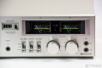 TECHNICS RS-M205 / stříbrný japonský tapedeck - 4