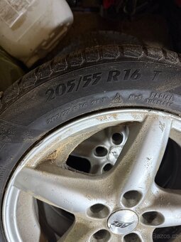 ALU disky AEZ 16” + zimní pneumatiky 205/55 R16 - 4