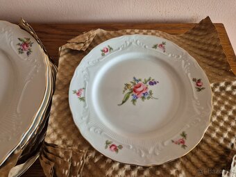 Talířová sada motiv míšeňská růže THUN - 4