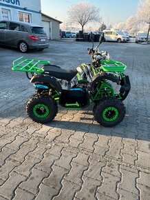 Dětská čtyřkolka Toronto 125cc 1G7 Deluxe -zelené grafity - 4