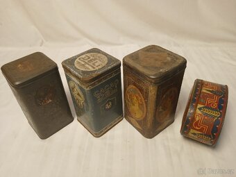 Starožitné reklamní plechovky 2 - 4