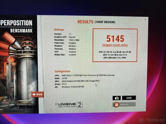 Starší herni pc Ryzen 7 2700 8jádro/16gb ddr4/R9 380 4gb - 4