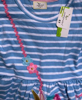 Krásné holčičí nové šatičky jumping meters vel.128 - 4