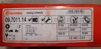 BREMBO Brzd.kotouče 09701114 +Sada destiček P85020 - 4