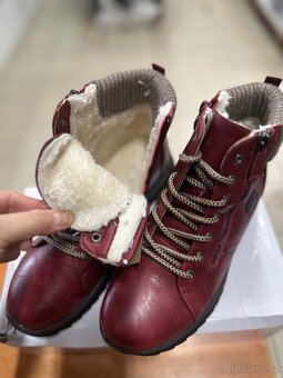 Damske zimni boty , s kožíškem uvnitř - 4