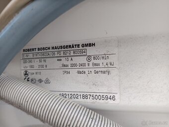 Pračka BOSCH na 4,5kg prádla, boční plnění - 4