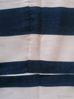 Pruhované modro-bílé závěsy - 4