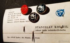 Firemní odznaky ČSSR - Adast Blansko 1978 - 4