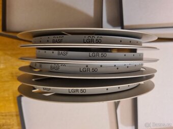 4 cívky BASF-ALU 18 cm s páskou LGR50 v kartonové krabici - 4