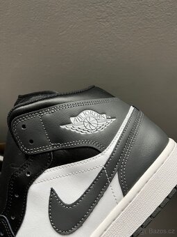 Jordan 1 Mid Black White Iron Grey -46 - 4