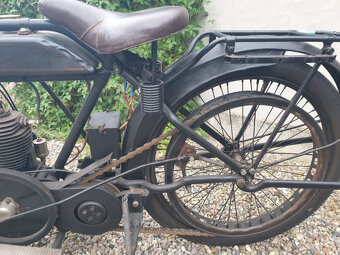 Veteran motocykel Bown Villiers rv 1916 270ccm s papiermi TP - 4