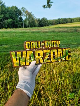 3D dřevěná dekorace Call of duty Warzone v2 – ruční práce - 4