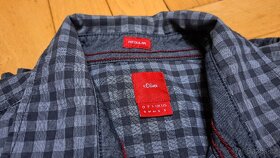 Značkové kostkované košile, vel.S - 4