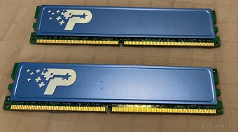 Paměti RAM do PC, typu DDR, DDR2 a DDR3, uvedená cena je za - 4
