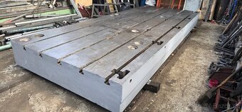 litinová upínací deska s T drážkami 4500x1750x350mm - 4