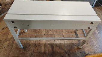 Stůl Ikea HEMNES bílý 120x47x75 - 4