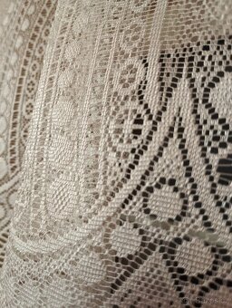 Krátká záclona 60 cm, bílá - 4