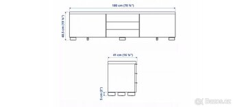 Stolek pod televizi IKEA - 4