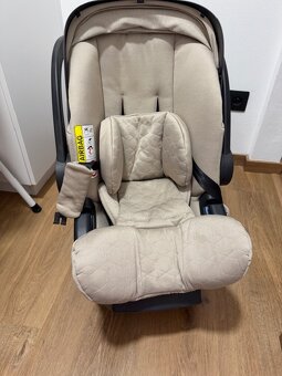 Kočárek Egg 2 set Platinum 9 v 1 Feather/Champagne - 4