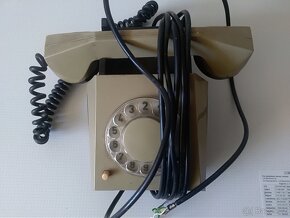 Prodám 5x RETRO stolní telefony na pevnou linku viz foto. - 4