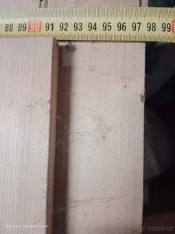 Masivní smrkové dveře 90 cm pravé - 4
