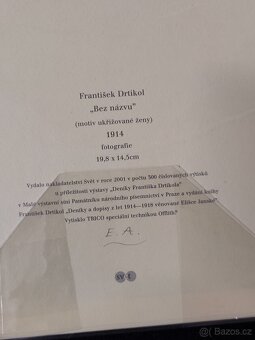 František Drtikol, autorský výtisk, motiv ukřižované ženy - 4