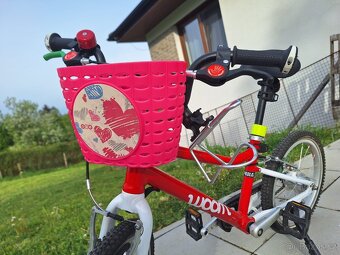 Dětské kolo 16" Woom 3 Automagic - červené - 4