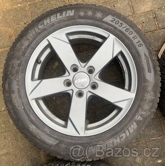 Alu disky Rial, 5x112, R16, šedé, zimní - 4