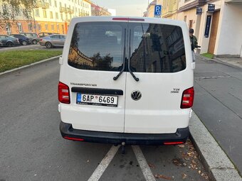 Pronájem dodávky VW Transporter T6 Long 9 míst - Bílá 2.0 TD - 4