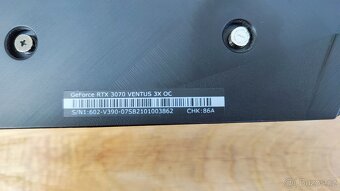 RTX 3070 MSI Ventus 3X OC - 4