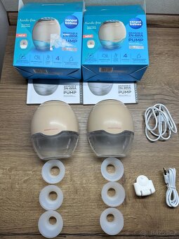 2x Elektrická odsávačka mateřského mléka do podprsenky Canpo - 4