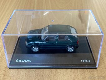 Koupím Škoda Felicia 1994 tmavě zelená metalíza 1:43 Abrex - 4