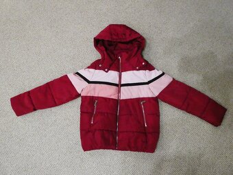 Dívčí zimní bunda, vel. 160 - 4