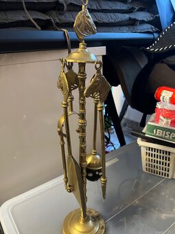 Mosazné příslušenství ke krbu - 4