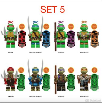 Mix postavičiek - typ lego - nové, nehrané - 4