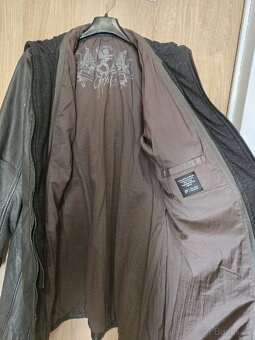 Dámský kožený kabát vel. XL - 4