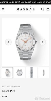 hodinky Tissot PRX - 4