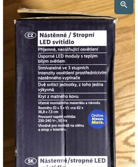 Nástěnné/stropní LED svítidlo - 4
