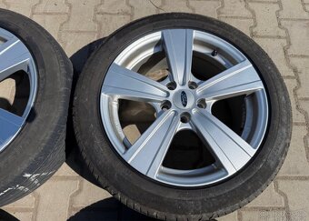 4x al kola 5x108 17 + pneu letní 215/50 R17 - 4