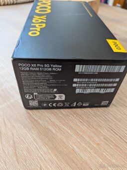Prodám Poco x6 pro 512/12 - 4