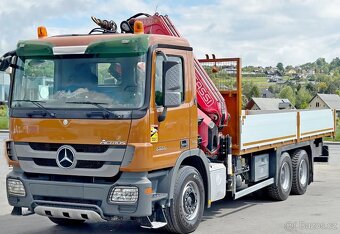 Mercedes-Benz Actros 3336 - 6x4 - Valník + HR-FASSI F290A.22 - 4
