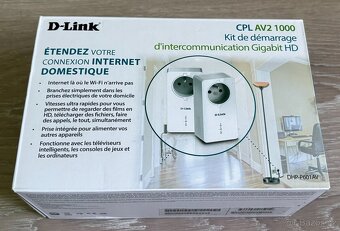 Síťový rozvod LAN po 230V D-Link DHP-P601AV/FR - 4