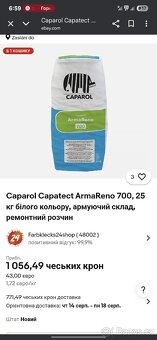 Caparol Capatect ArmaReno 700 – 25 kg, bílá - 4