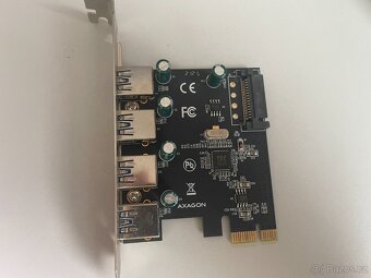 PCIe řadič, 4x USB 3.2 Gen 1 port, 5 Gbps, SATA - 4